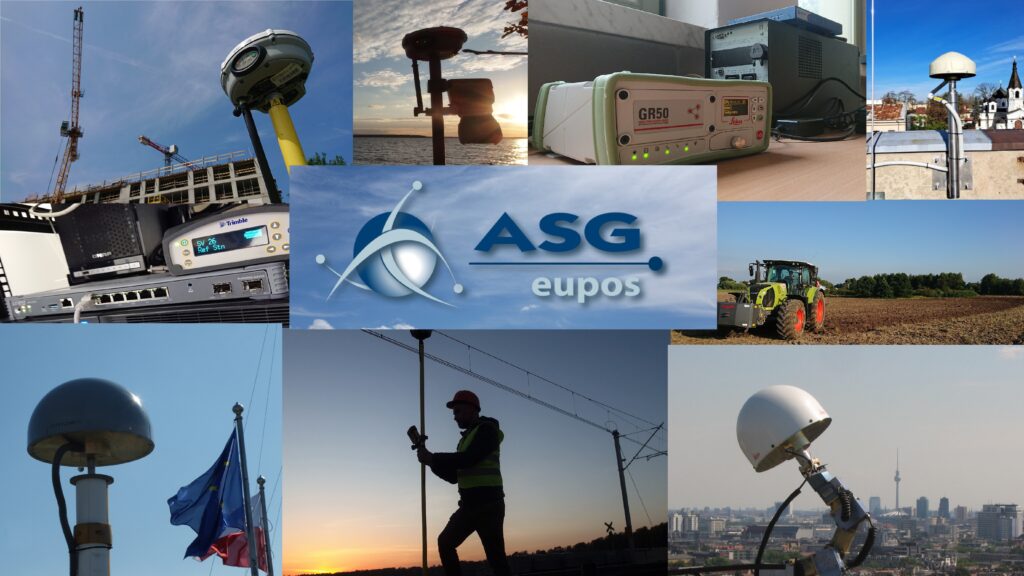rys1 - Ilustracja prezentująca anteny GNSS oraz wykorzystanie systemu ASG-EUPOS