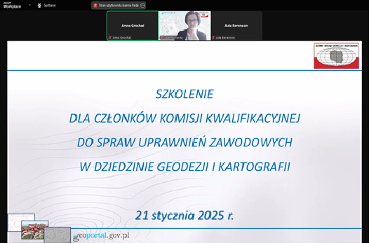 Szkolenie dla komisji kwalifikacyjnej do spraw uprawnień zawodowych